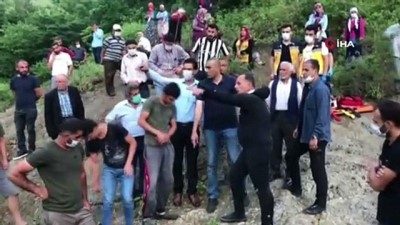  Barajda kaybolan gencin cesedini Samsun itfaiyesi çıkardı