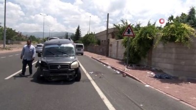  Çöp konteynerine çarpan araç metrelerce sürüklendi: 2'si ağır 6 yaralı