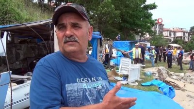 cumhuriyet bassavciligi -  Deniz kenarına izinsiz kurulan çadırlar kaldırıldı Videosu