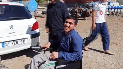 akulu sandalye -  Diyarbakır’da engelli gence akülü sandalye sürprizi Videosu
