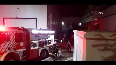 kapali alan -  Kocaeli’de spor malzemeleri üreten fabrika alev alev yanıyor Videosu