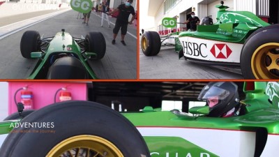 Adventures Dubai: Instagram fenomeni 'Supercar blondie' ile gerçek bir Formula 1 aracı sürdük