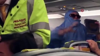 diana -  Uçakta ‘FETÖ’cüyüm, uçağı patlatacağım’ diyen kadına ‘ceza sorumluluğu yok’ raporu Videosu