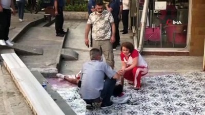  Bursa'da aşk dehşeti... Müdahaleye giden polis memurunun pompalı tüfekle yaralandığı olay anları kamerada