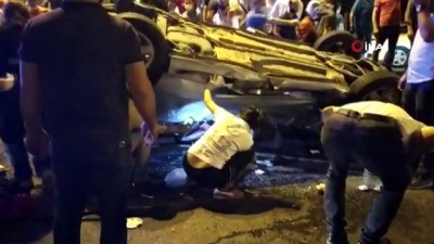 metro istasyonu -  Fatih'te feci kaza: 1 kişi otomobilde sıkıştı Videosu