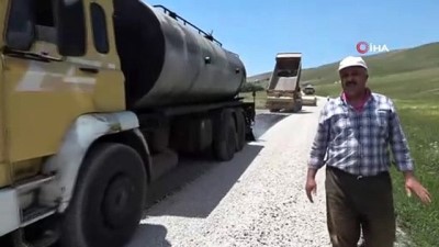  Köy yollarında asfaltlama sezonu başladı