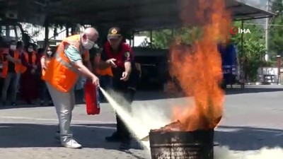 yangin tupu -  Aydın’da AFAD gönüllülerine yangın eğitimi verildi Videosu