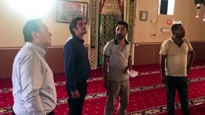 hanli -  Depremde hasar gören cami ibadete kapatıldı Videosu