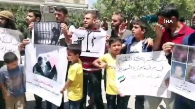 yasa tasarisi -  - El Bab'da Esad karşıtı protesto Videosu