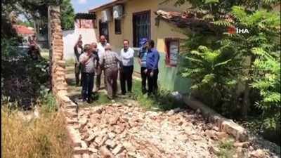 artci sarsinti -  Manisa’daki depremin verdiği hasar ortaya çıkmaya başladı Videosu