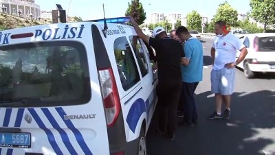 polis -  Başkentte zincirleme kaza: 4 araç birbirine girdi Videosu