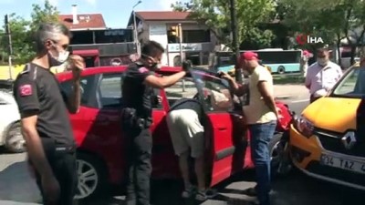  Etiler’de sınava giden gençlerin feci kazası kamerada: 4 yaralı