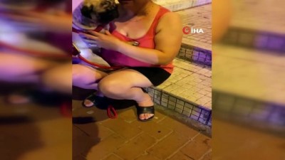 polis -  Köpeklerin kavgası sahiplerine zor anlar yaşattı Videosu