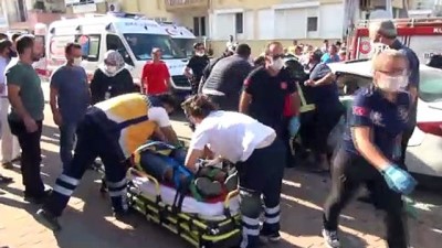 kurtarma ekibi -  Ortalığın savaş alanına döndüğü kazada 7 kişi yaralandı Videosu