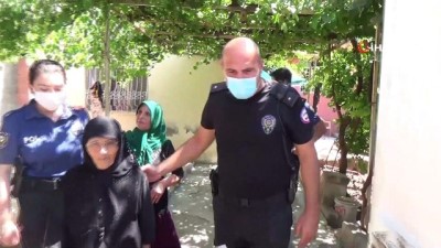  Reyhanlı polisi, Rahme Teyze'yi sevinçten ağlattı