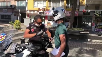  Kimliğini unutan öğrenciyi motorlu polis sınava yetiştirdi