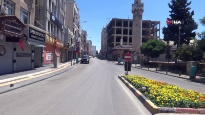  Suriye sınırındaki Kilis’te sokağa çıkma yasağına uyuluyor