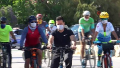  Başkan Aras mesaiye pedal çevirerek gitti