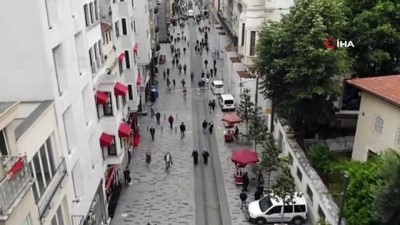  İstiklal Caddesi’nde yeni normale dönüş başladı