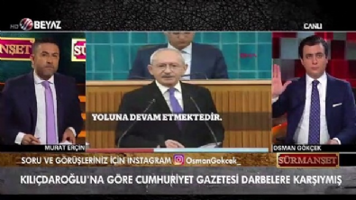 beyaz tv - Osman Gökçek: 'Cumhuriyet Gazetesi darbeye böyle mi karşı çıktı?' Videosu