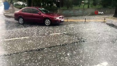  Trabzon’da dolu yağışı