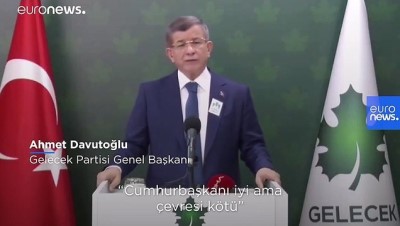 euro - Ahmet Davutoğlu: Siyasi hırsı ve kini için hiçbir engel tanımayan Cumhurbaşkanı Erdoğan'dır Videosu