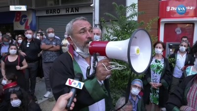 Baro Yürüyüşüne İzin Verilmedi Avukatlar Oturma Eylemi Yaptı