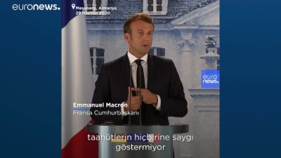 euro - Macron: NATO üyesi olduğunu iddia eden Türkiye'nin Libya'da tarihi ve cezai sorumluluğu var Videosu