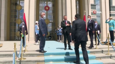  Cumhurbaşkanı Erdoğan, Fayiz Es-Serrac’ı kabul etti