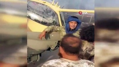 savas helikopteri -  UMH güçleri, Hafter'e ait savaş helikopterini ele geçirdi Videosu