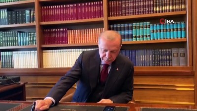 sinir otesi -  Cumhurbaşkanı Erdoğan, sınır hattı ve ötesindeki birlik komutanlarına hitap etti Videosu