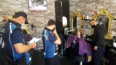  Kuaför ve berberler denetlendi