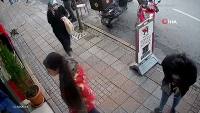  Libya Adalet Bakanının eşinin çantasını çaldılar...Zanlılar kamerada