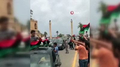  - Libyalılar, Terhune kentinin Hafter'den kurtarılmasını kutladı