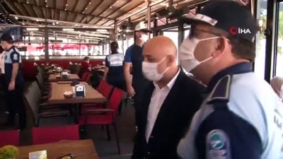  Normalleşme sonrası Eyüpsultan’da restoran ve kafeler denetlendi