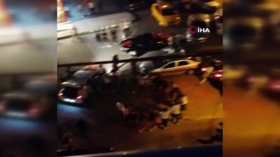 asker eglencesi -  Onlarca kişinin sosyal mesafeyi hiçe sayarak asker eğlencesi yaptığı anlar kamerada Videosu