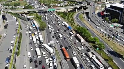 trafik yogunlugu -  TEM Otoyolu’nda dikkat çeken trafik yoğunluğu Videosu