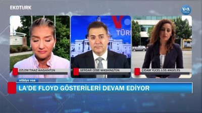 polis siddeti - Los Angeles'ta Protestolar Devam Etti Videosu