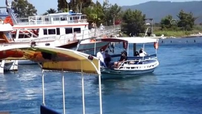 Akyaka'da 'sosyal mesafeli' deniz keyfi - MUĞLA