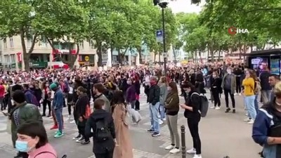 polis siddeti -  - Almanya’da Floyd cinayeti protestoları bugün de devam etti Videosu