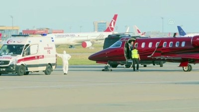 ambulans ucak - Türkiye'de tedavi olmak isteyen hasta ambulans uçakla Bakü'den getirildi - İSTANBUL Videosu