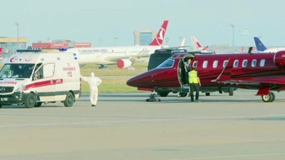 Türkiye'de tedavi olmak isteyen hasta ambulans uçakla Bakü'den getirildi - İSTANBUL