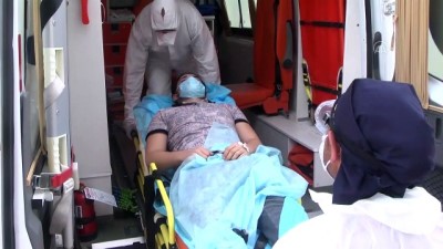ambulans ucak - Ukrayna'da merdivenden düşerek yaralanan genç tedaviye alındı - AKSARAY Videosu