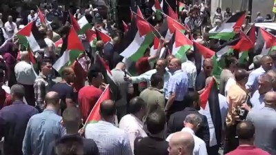İsrail'in 'ilhak' planı Batı Şeria'da protesto edildi - RAMALLAH