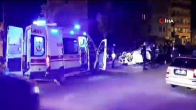 ikiz kardes -  Kontrolden çıkan otomobil takla attı, ikiz kardeşler yaralandı Videosu