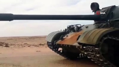  - UMH güçleri, Sirte'de Hafter milislerine ait bir tankı ele geçirdi