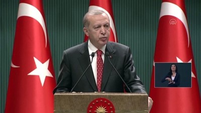 Cumhurbaşkanı Erdoğan: ''65 yaş üstü vatandaşlarımız her gün 10.00 ile 20.00 arasında dışarı çıkabilecekler'' - ANKARA