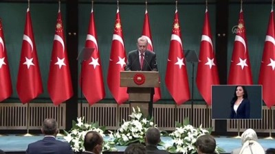 Cumhurbaşkanı Erdoğan: 'Yeni normal dediğimiz düzenin devam edeceği gerçeğine kendimizi alıştırmalıyız'' - ANKARA