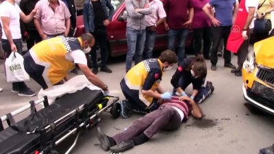 polis merkezi - Otomobilin çarptığı yaya yaralandı - SİVAS Videosu