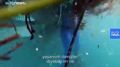 euro - Milli sporcu Ercümen İstanbul Boğazı'nda daldı: 'Balıklardan çok plastiklerin arasında yüzüyorum' Videosu